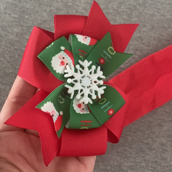 Christmas PJs + bow - Picture 5 of 6